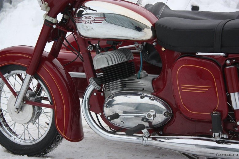 Мотоцикл ява старушка