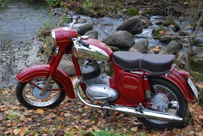 Мотоцикл ява 350 старушка