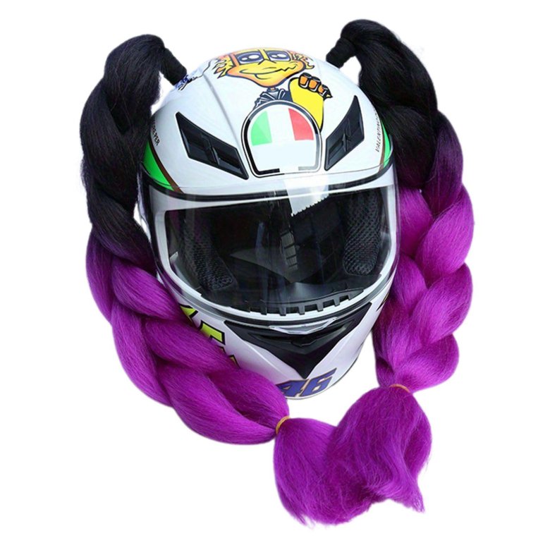 Шлем с косичками