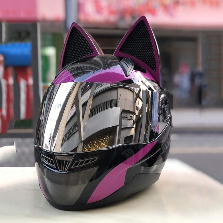 Шлем nitrinos с ушками