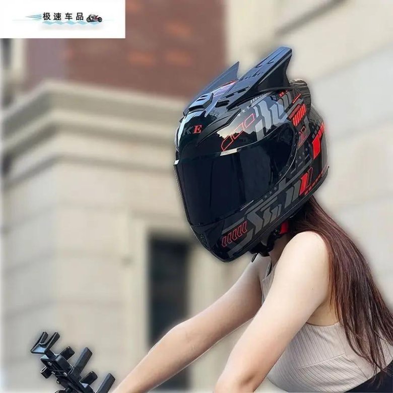 Мотоциклетный шлем на все лицо для мужчин и женщин