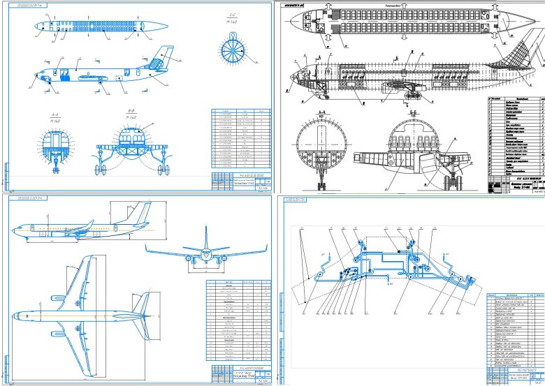 Boeing 737 чертеж