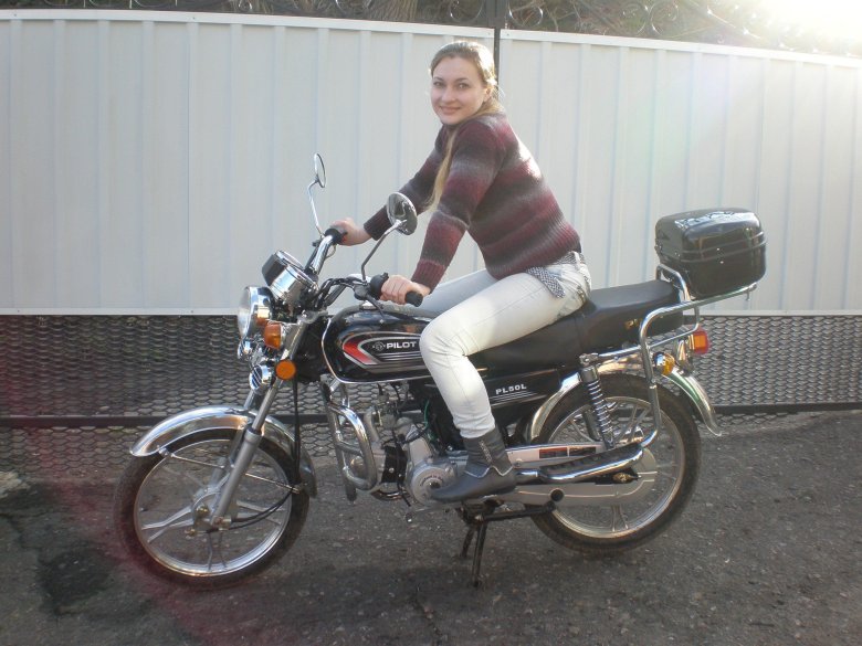 Мопед альфа новый