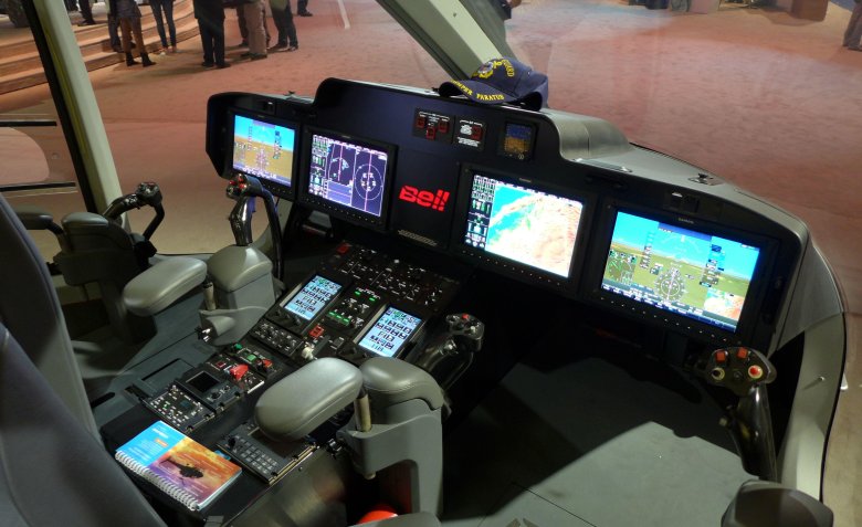 Bell 525 cockpit