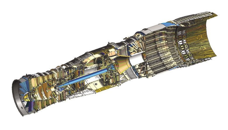 Afterburning turbofan