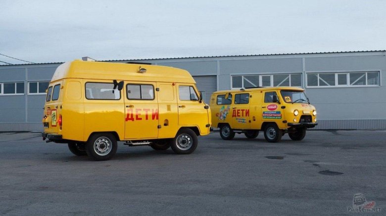Уаз 452 буханка жёлтый