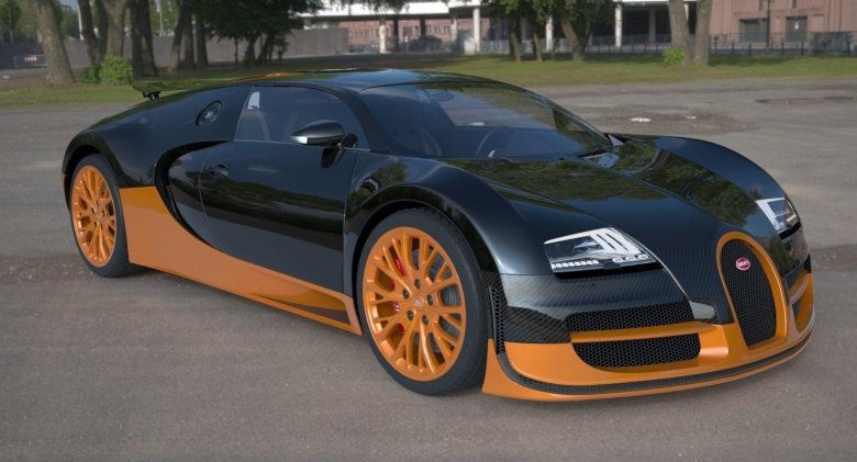 Автомобиль bugatti veyron