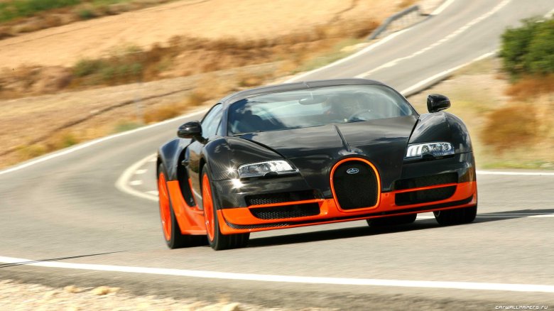 Машина bugatti veyron 16.4 supersport