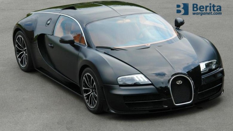 Bugatti veyron super sport sang noir
