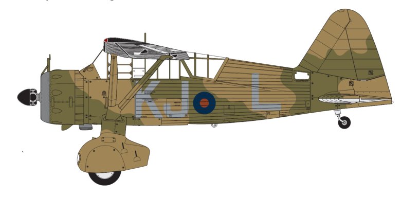 Gloster gladiator mk.i декаль