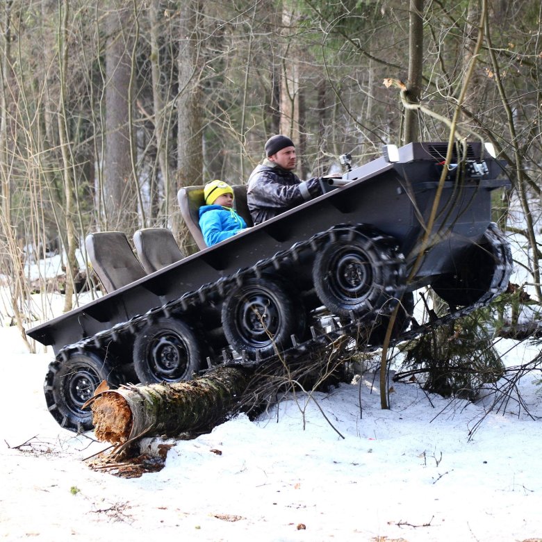 Вездеход амфибия охотец