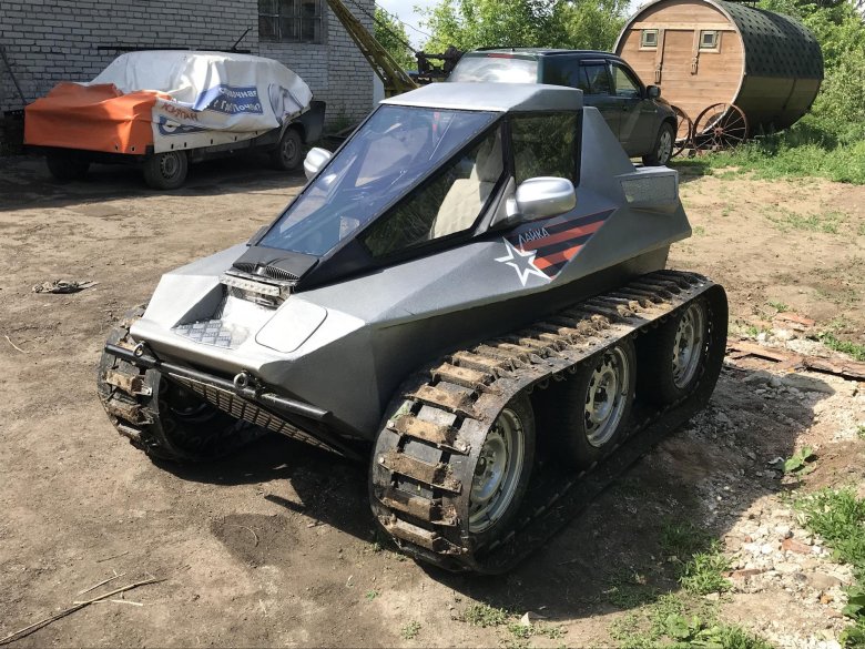 Гусеничный вездеход лайка