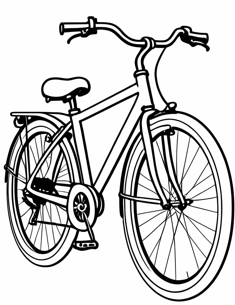 Велосипед набросок