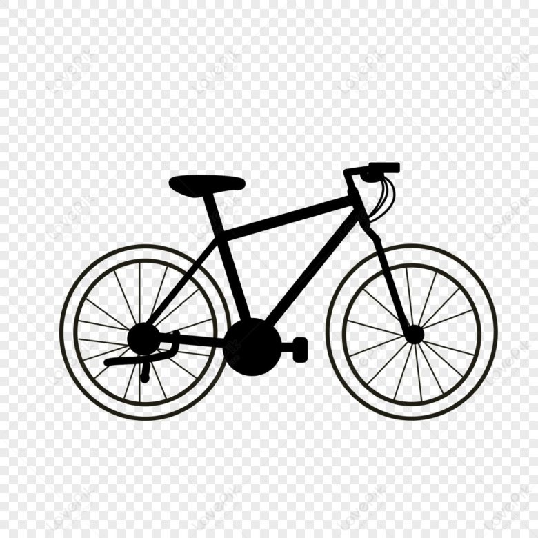 Велосипед клипарт на прозрачном фоне