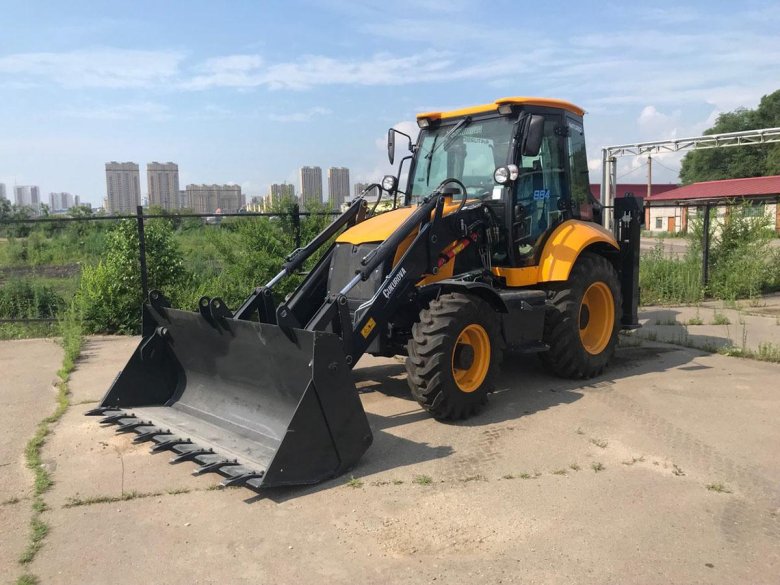 Экскаватор-погрузчик фронтальный cukurova 884