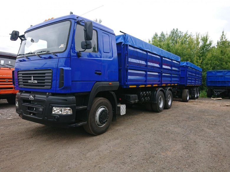 Маз 6312с5 самосвал зерновоз .