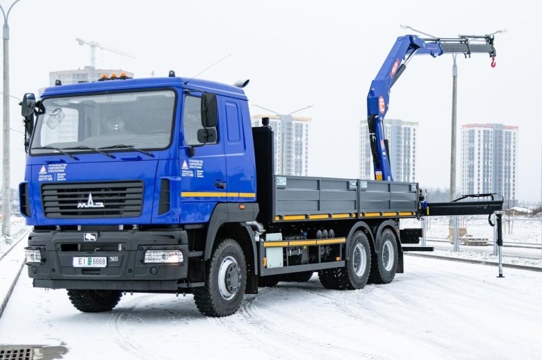 Маз 6312с5 с кму