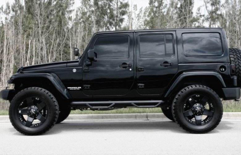 Вранглер рубикон черный