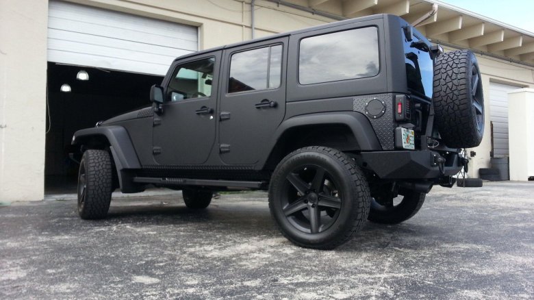 Jeep wrangler матовый