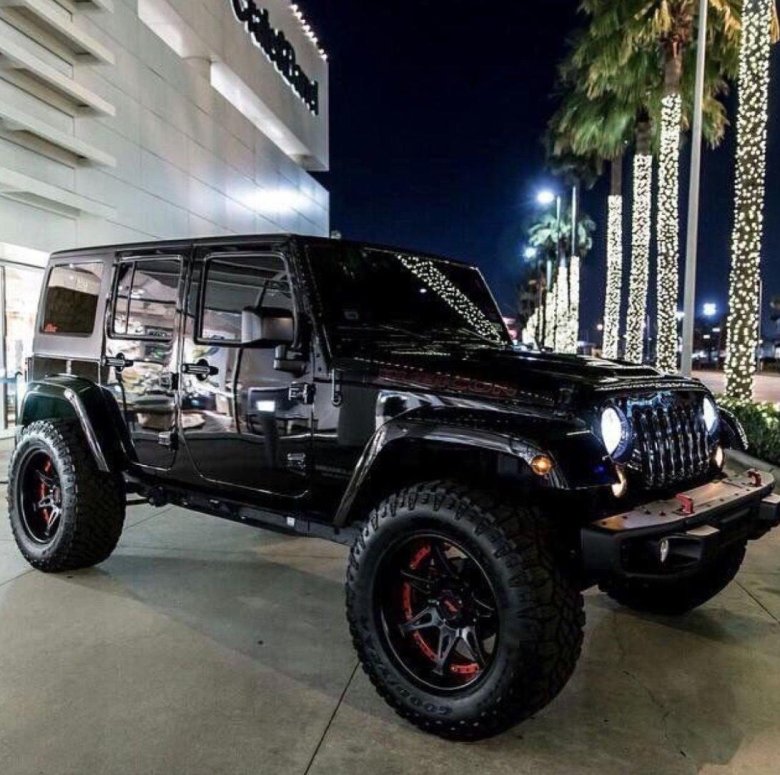 Jeep wrangler черный