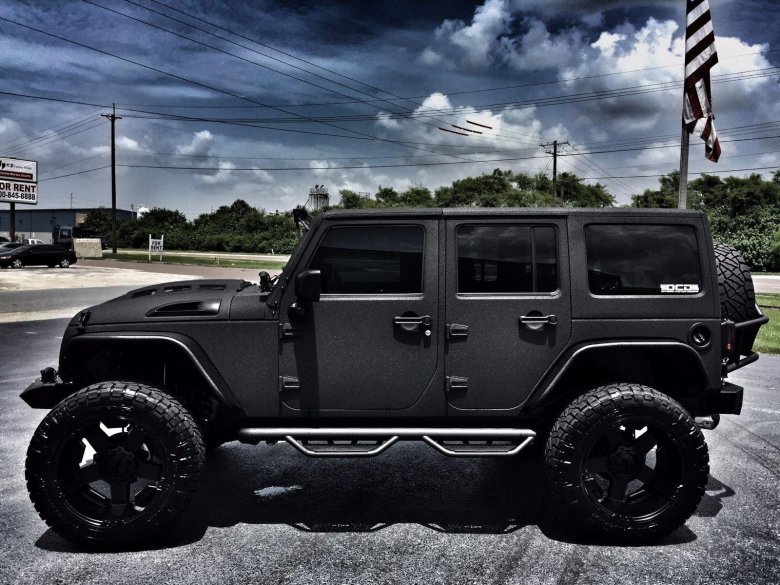 Джип вранглер рубикон черный