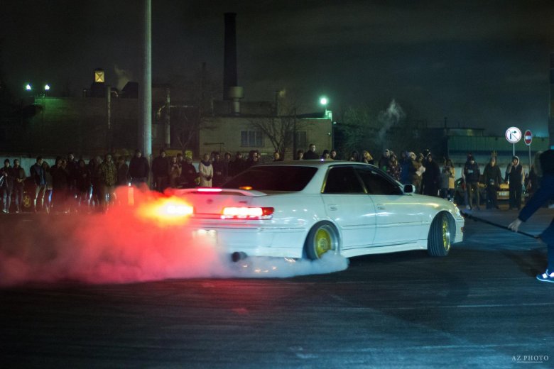 Toyota mark 2 street дрифт