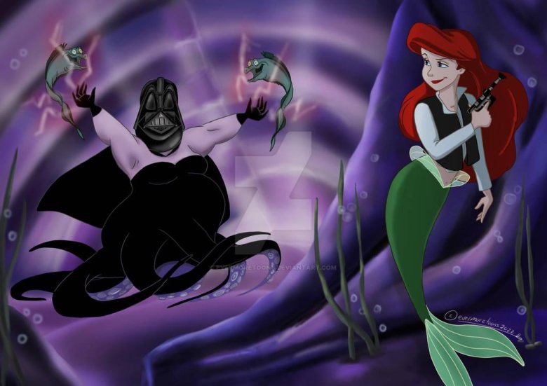 Русалочка ариэль и урсула