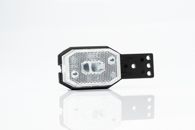 Фонарь габаритный led белый с плоским кронш