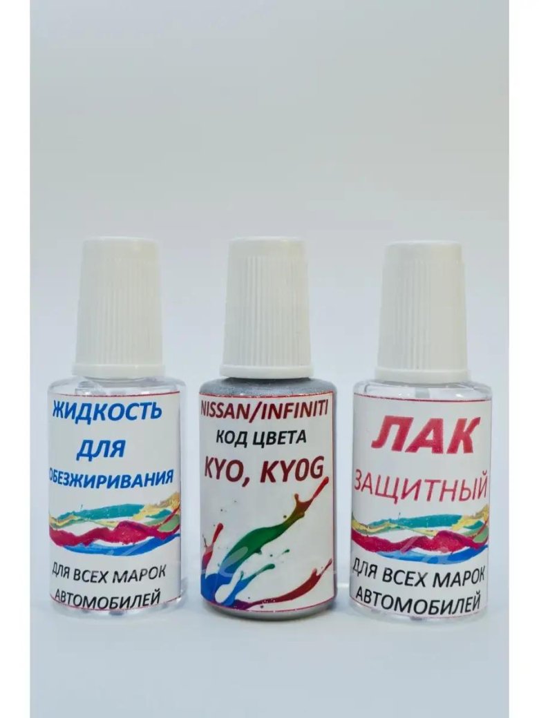 Лак для сколов автомобиля с кисточкой