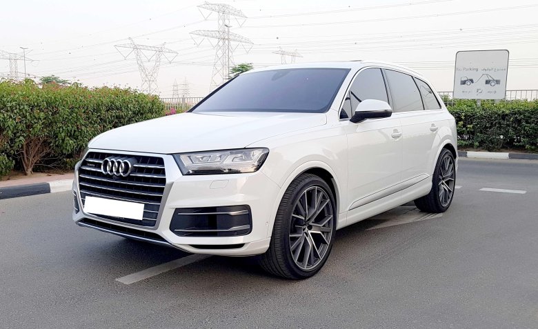 Audi q7 2017 белая