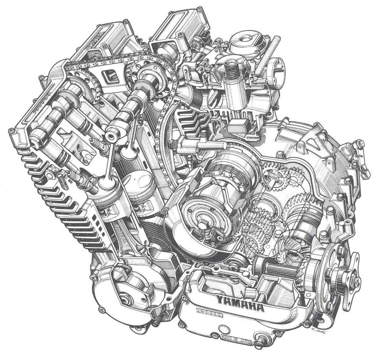 Honda vfr 800 engine