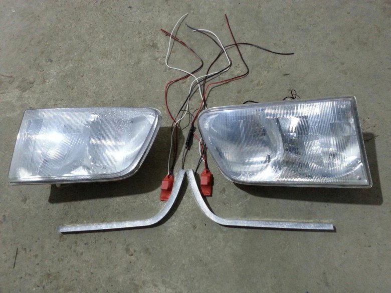 Фары ауди 80 моноблок