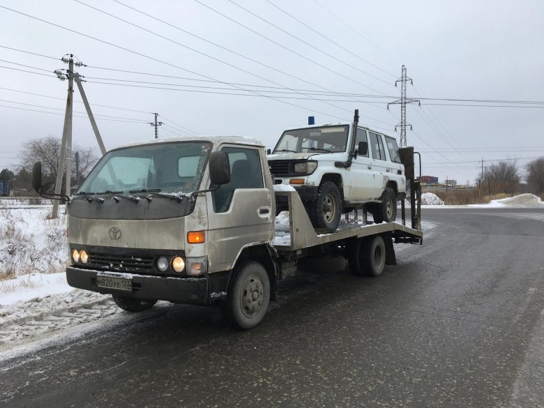 Тойота дюна эвакуатор