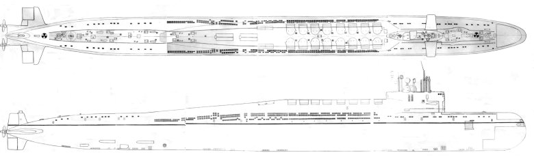 Подводная лодка проект 667 бдрм чертеж