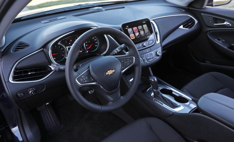 Chevrolet malibu 2021 interior