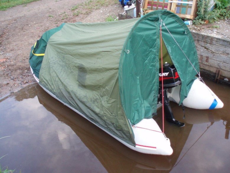 Палатка на лодку пвх