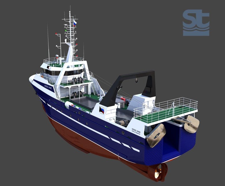 Малый рыболовный траулер рефрижераторный т30