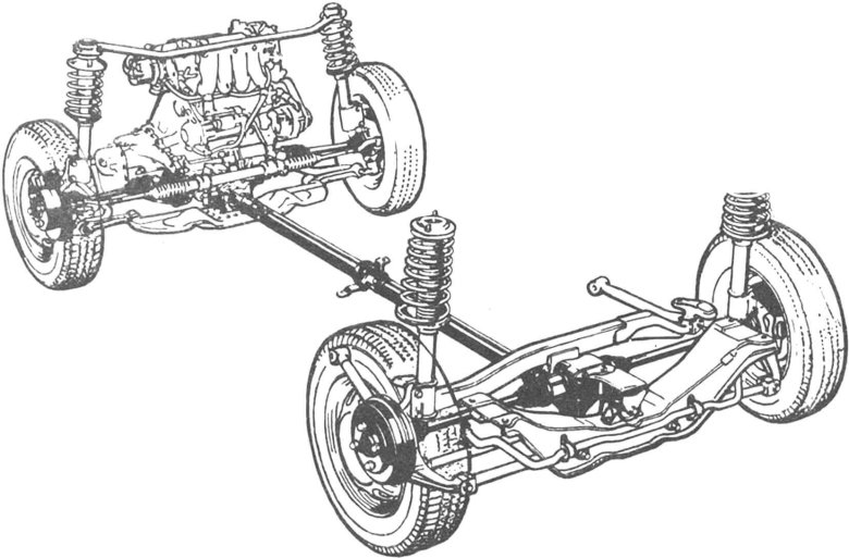 Макферсон подвеска схема