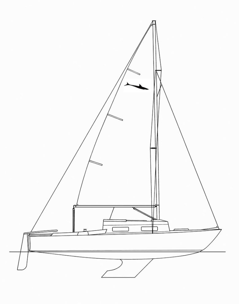 Парусное вооружение швертбота