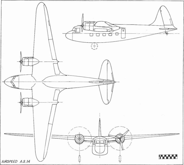 Паровой самолет airspeed 2000