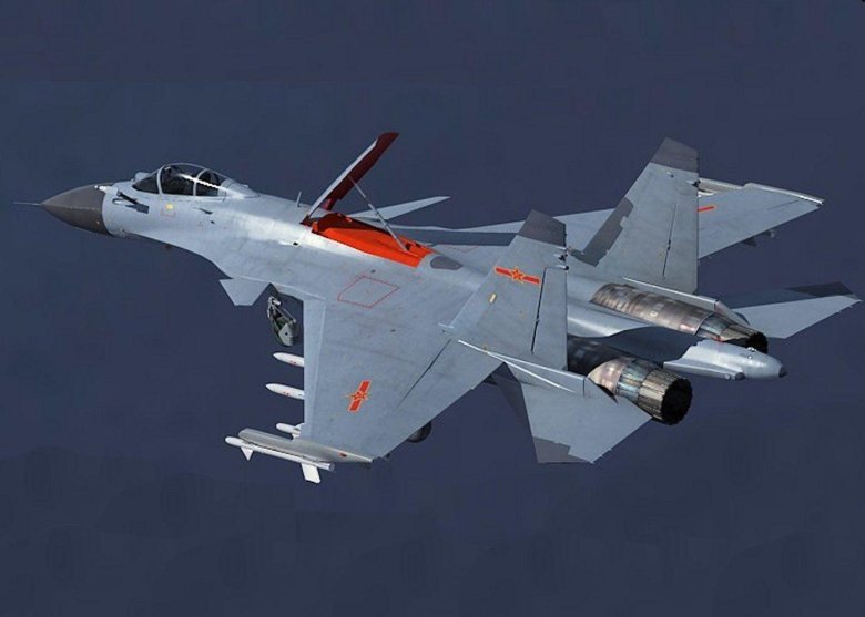 Китайский палубный истребитель j-15