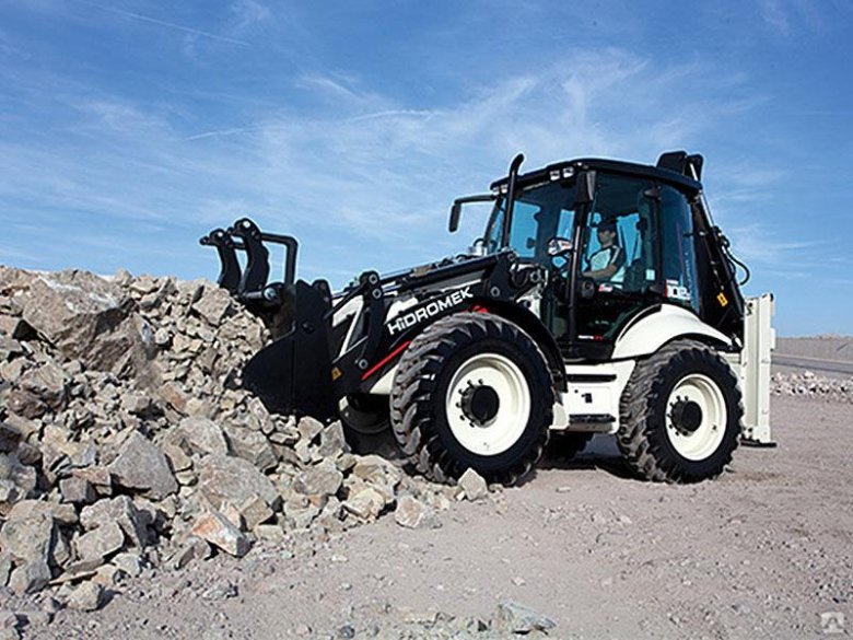 Экскаватор погрузчик hidromek hmk 102 s