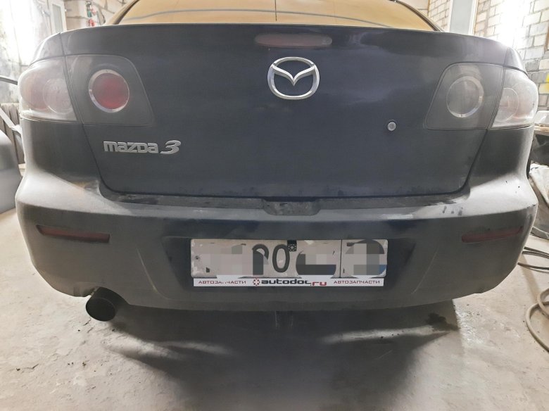 Камера заднего вида мазда 3 бк