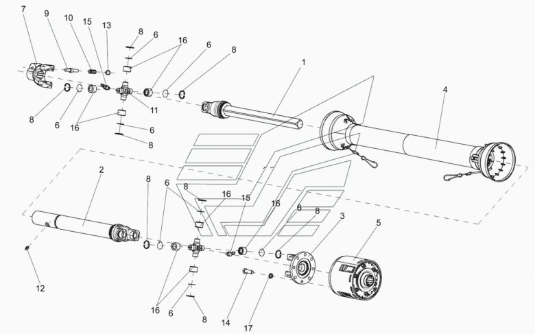 Пкк 0140000 вал карданный