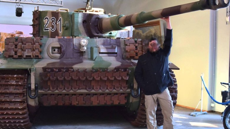 Танк тигр в музее