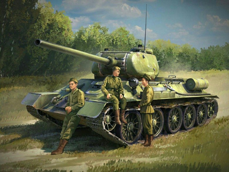Т34-85 танк победы