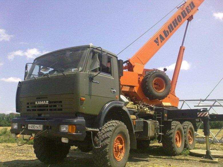 Автокран камаз 43118
