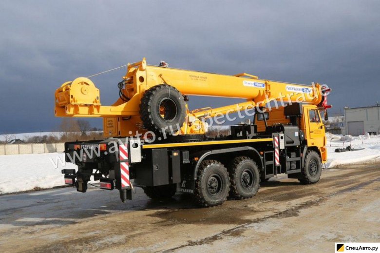 Автокран галичанин 25 тонн