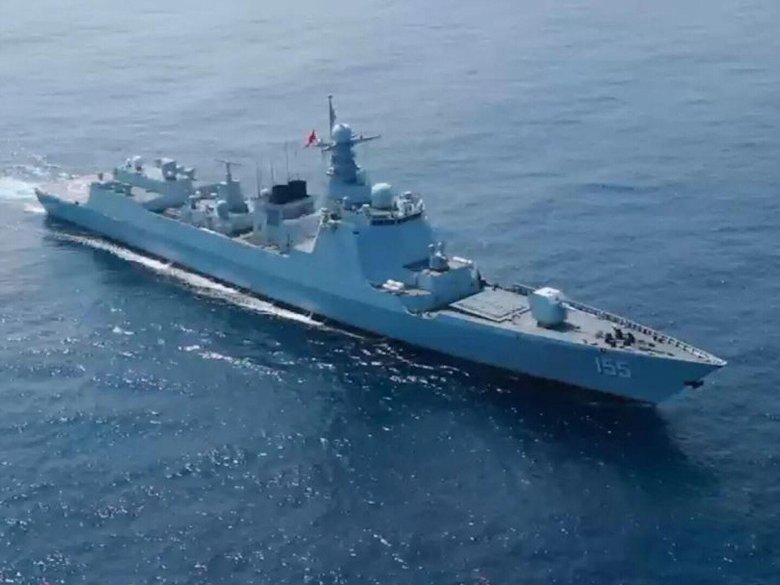 Эсминец 052d китай