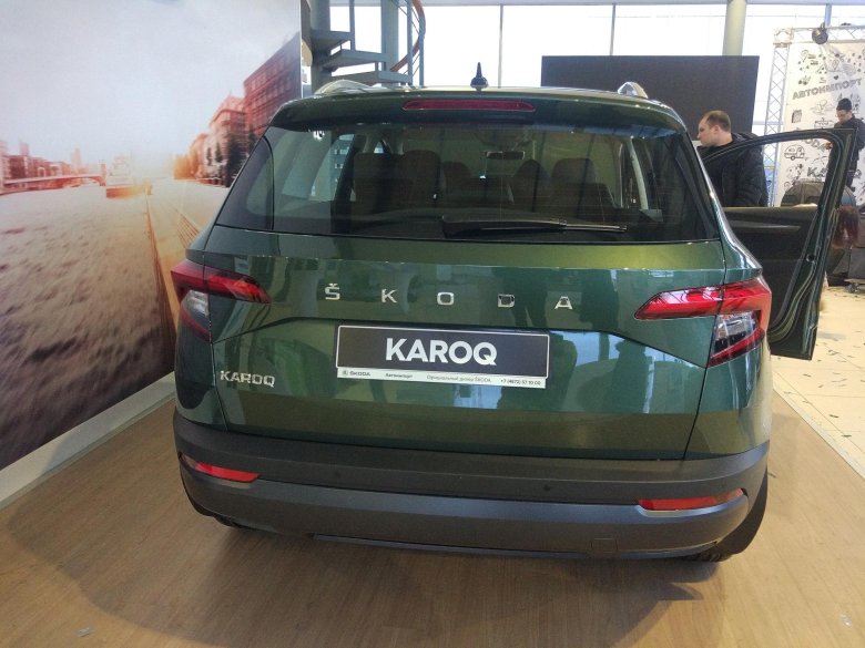 Skoda karoq сзади